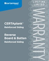 CertainTeed certaplank siding warranty