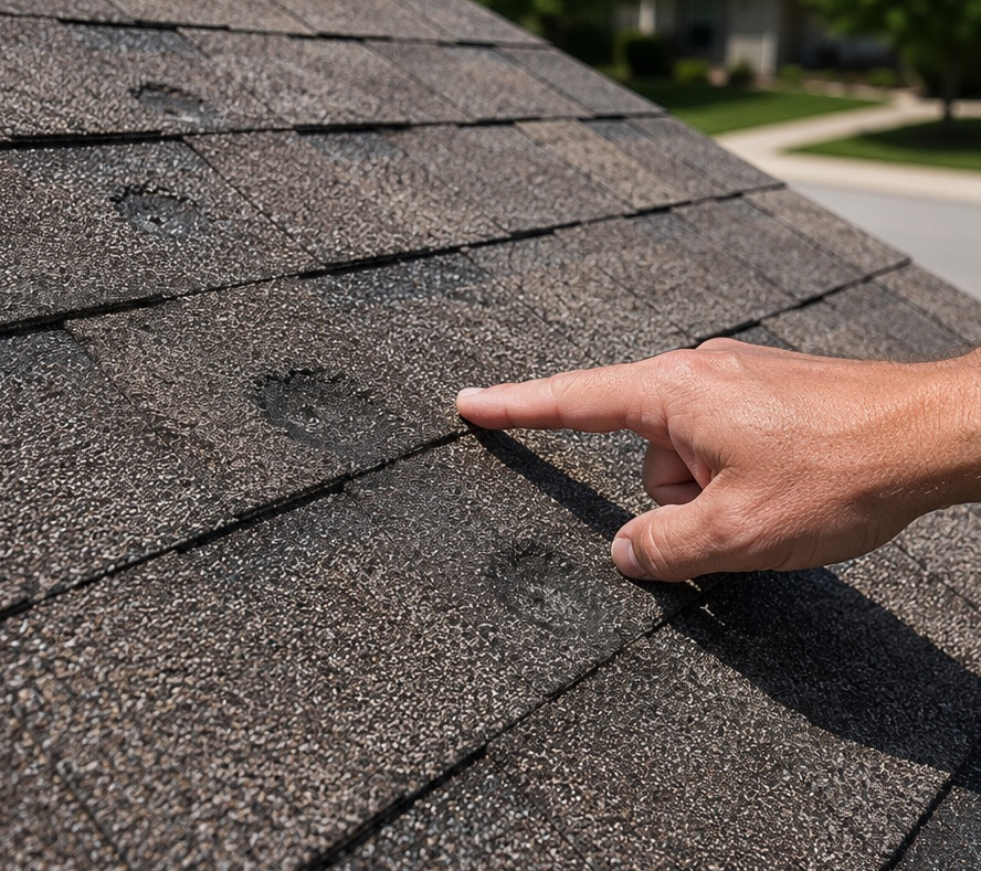 Hail damage roofing companies near me